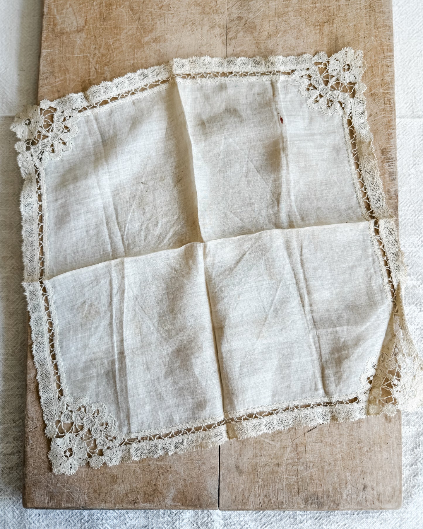 Vintage/Antique Lace and Linen Handkerchief