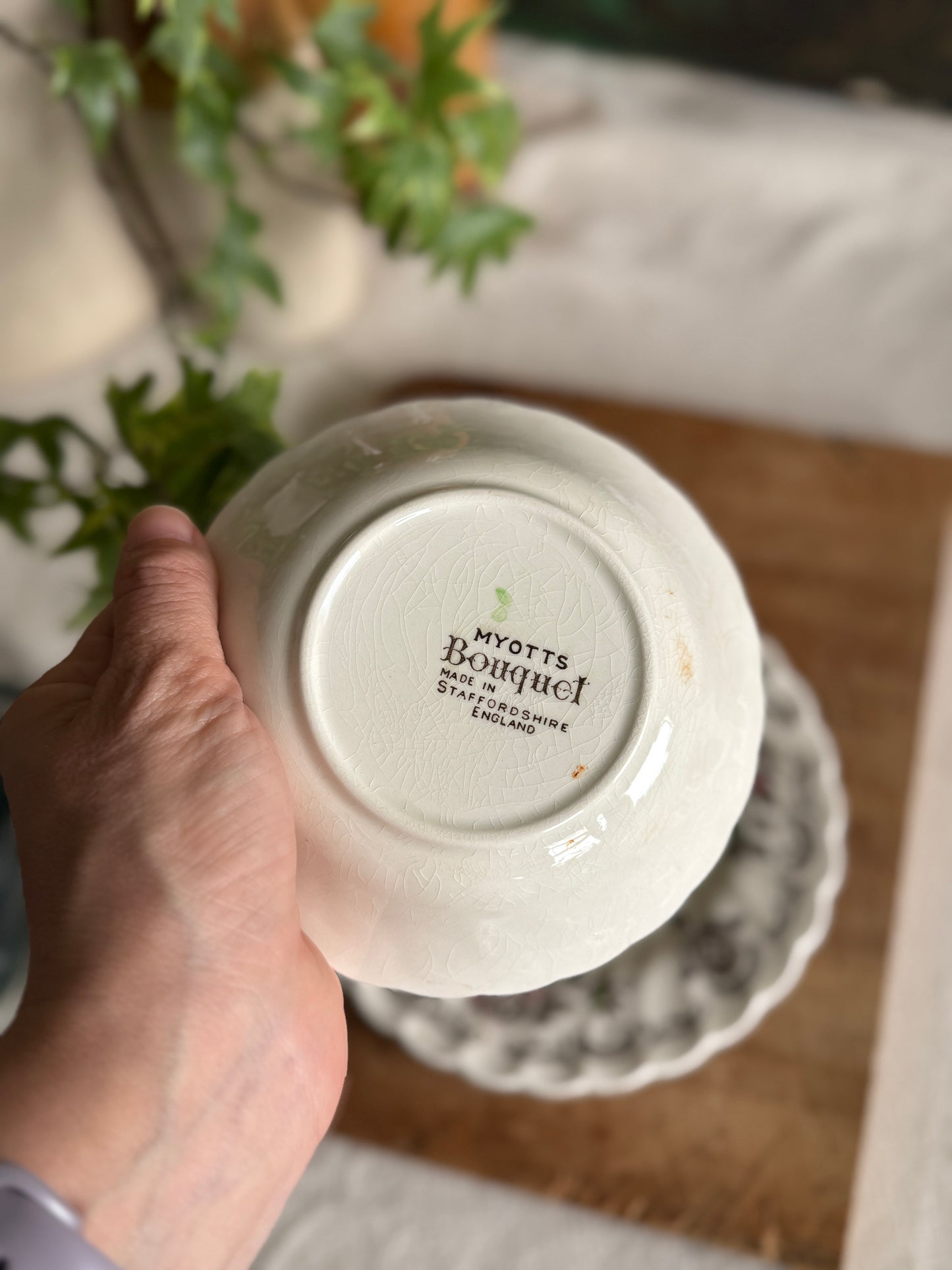 3 piece Myott’s Bouquet dish set
