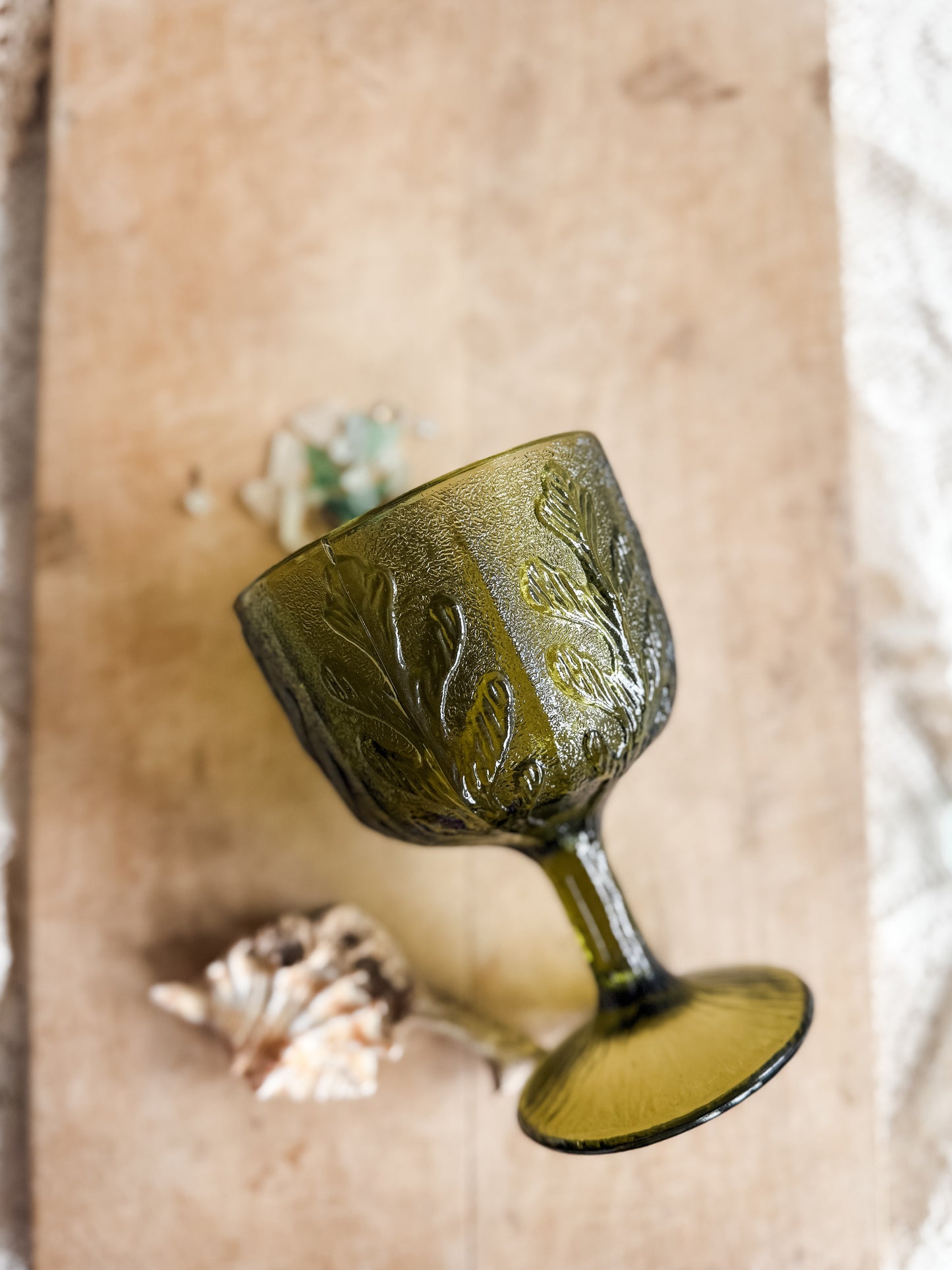 1970’s Avocado Green Compote, Nut dish, Planter