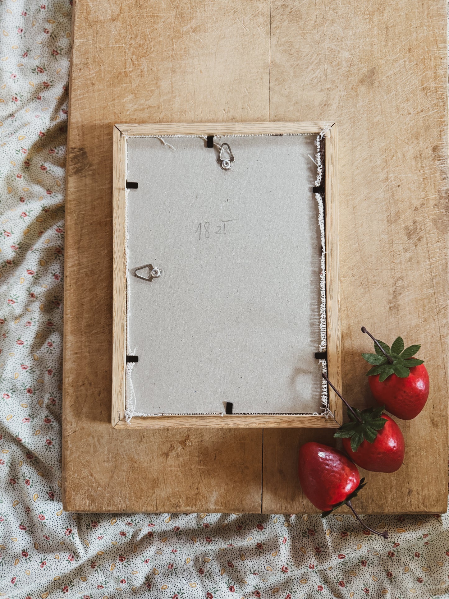 Framed Fruit Cross-stitch