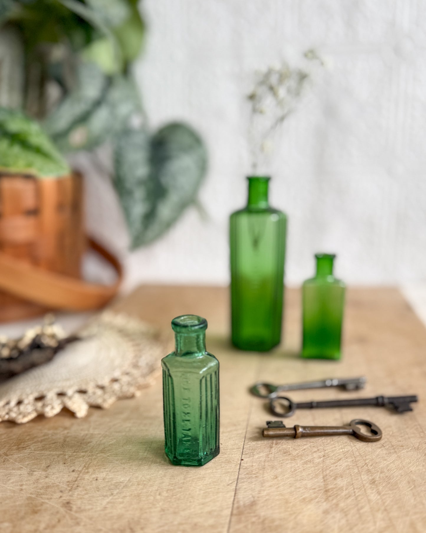 Victorian Green POSION Bottle