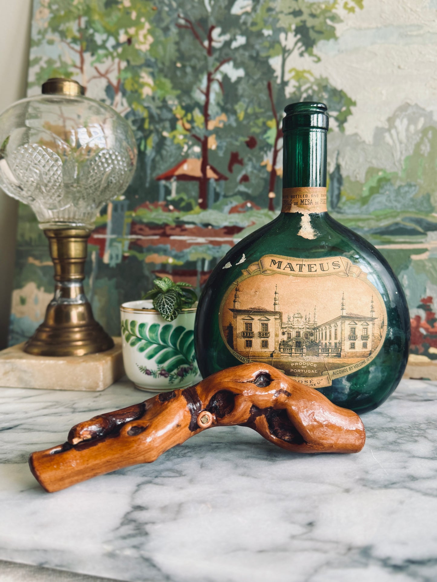 Grapevine corkscrew bottle opener