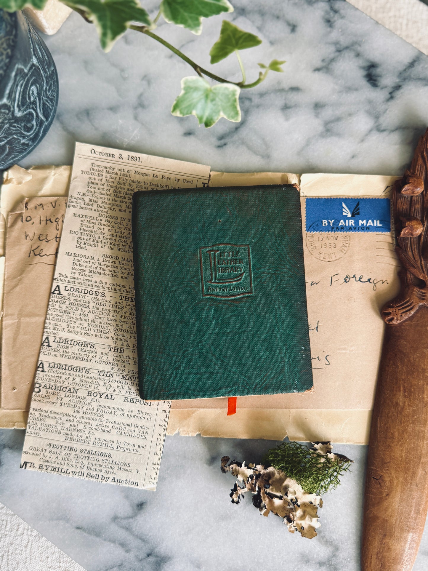 Dreams by Olive Schreiner, a Little Leather Library Antique Book
