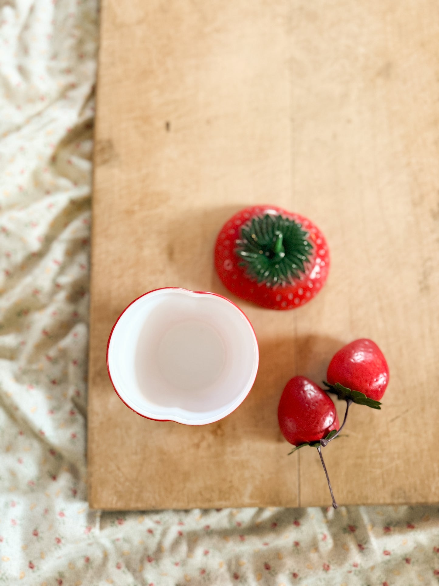 Vintage Hazel Atlas Strawberry Jam Jar