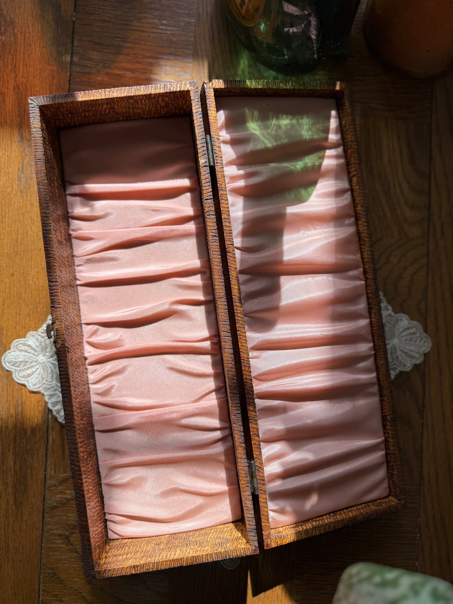 Oak Leaf Pyrography Box
