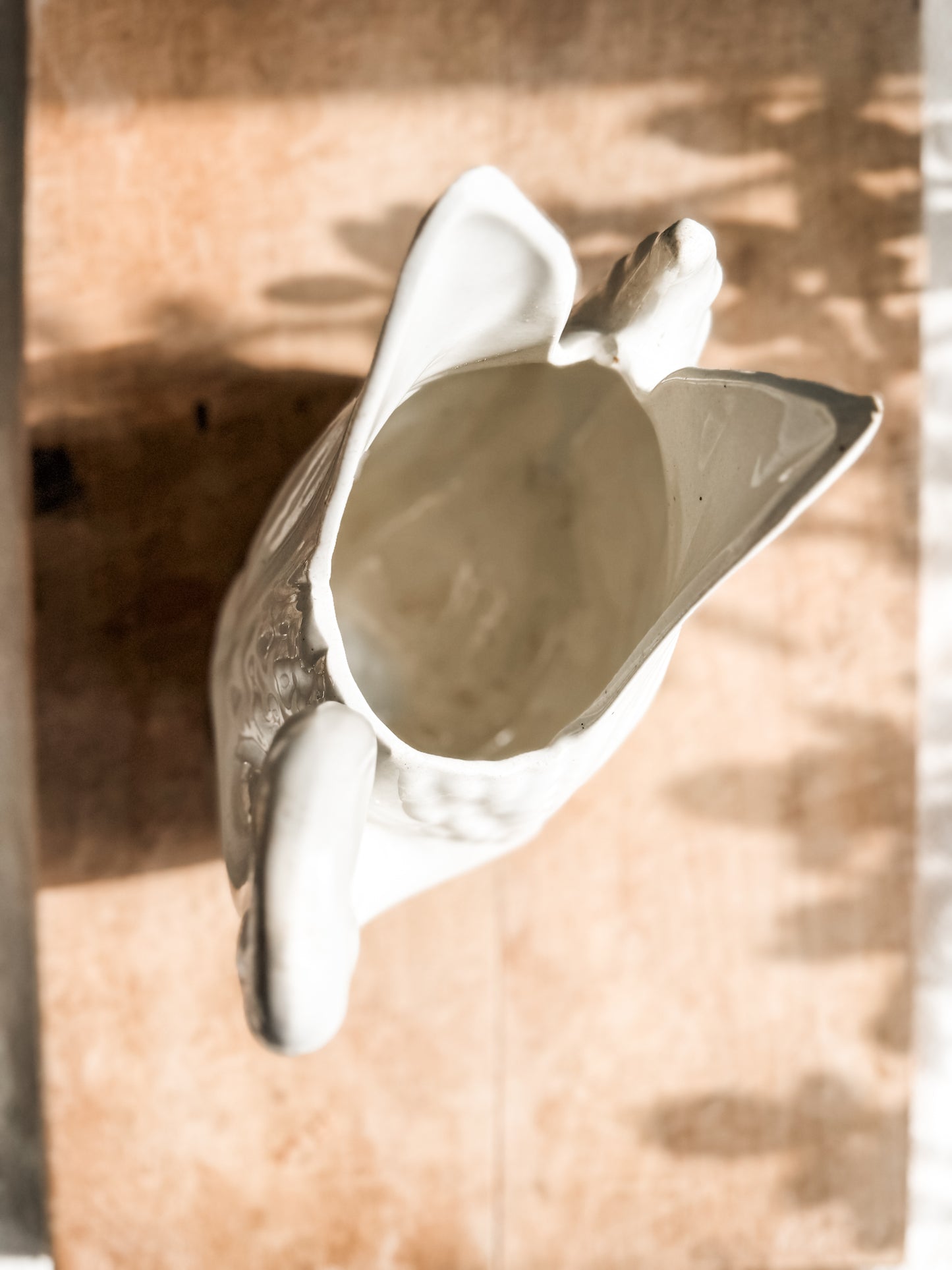Vintage Ceramic Swan Planter