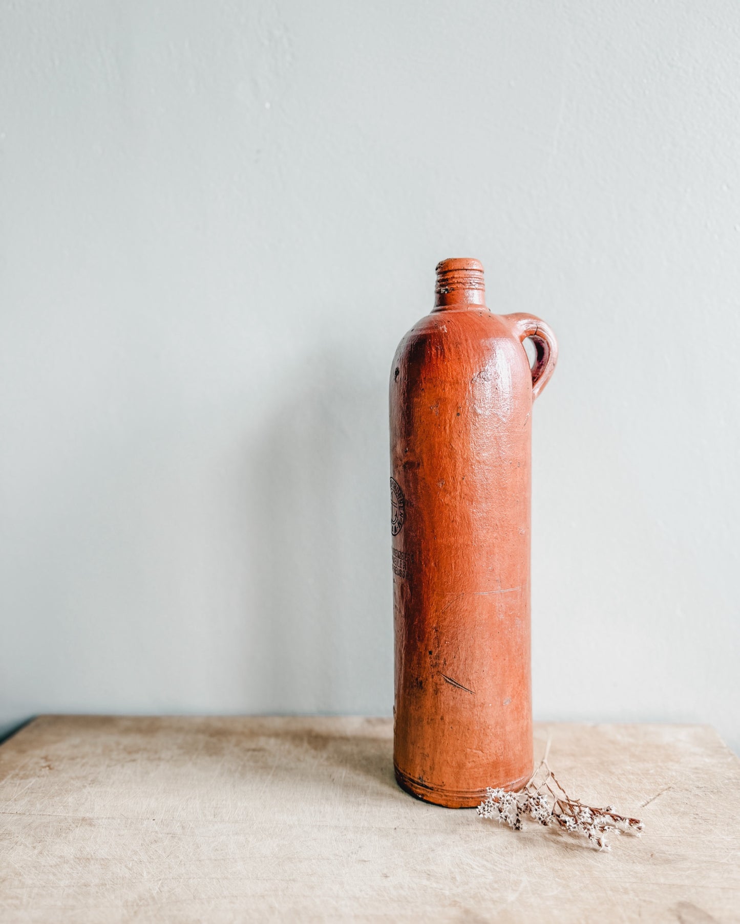 Antique German Seltzer Stoneware Bottle