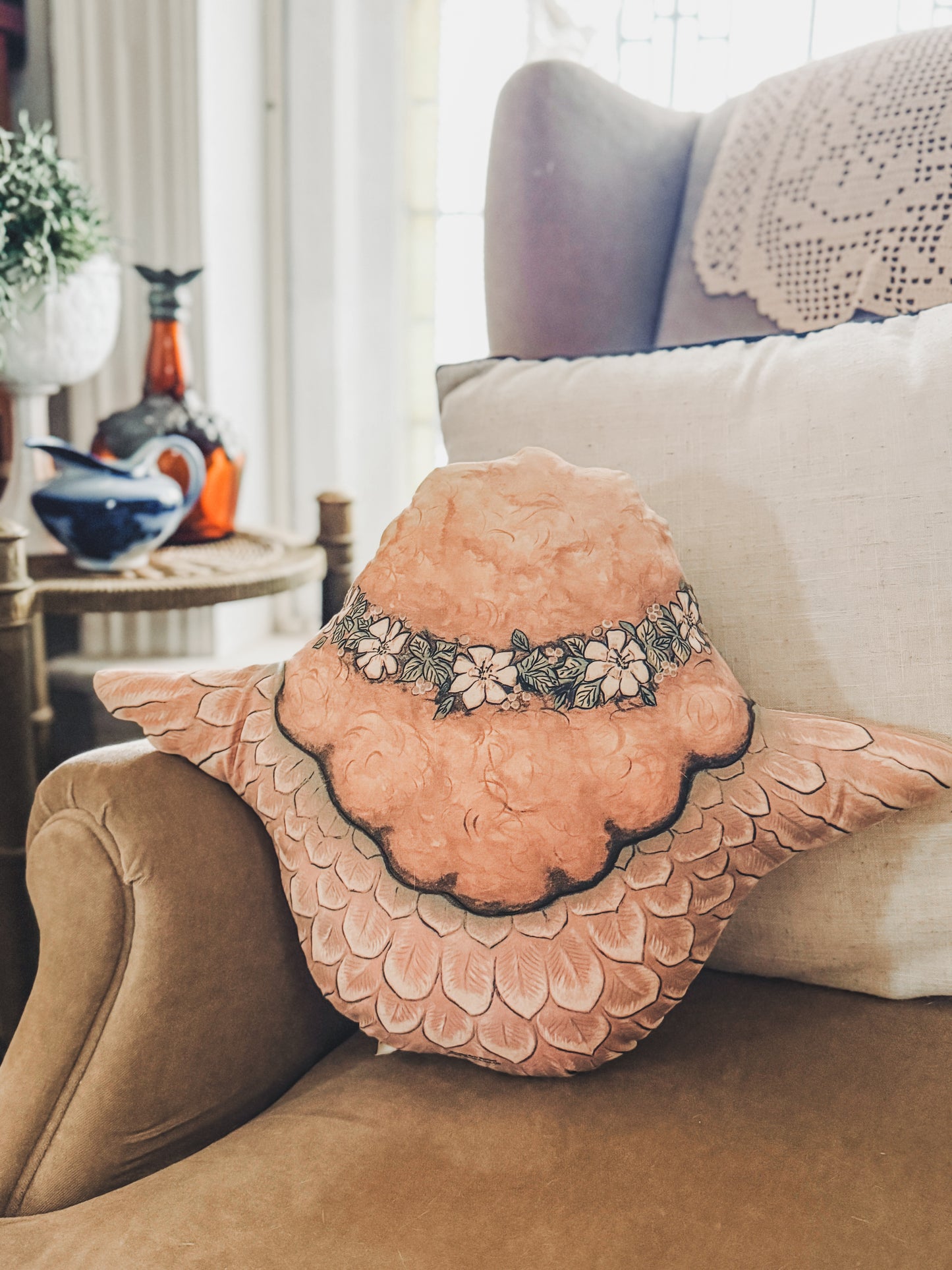Vintage Angelic Pillow