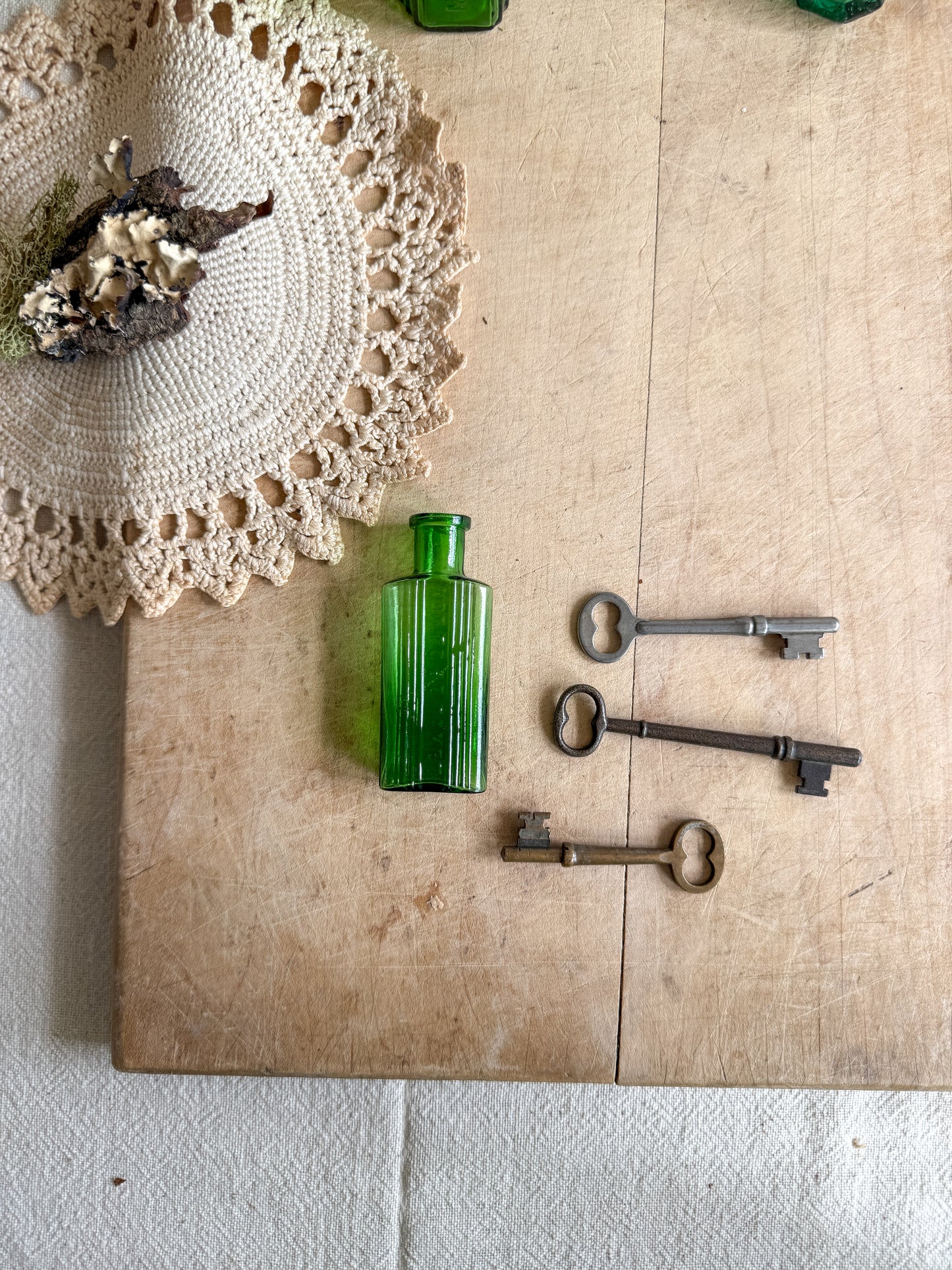 Victorian Green POSION Bottle