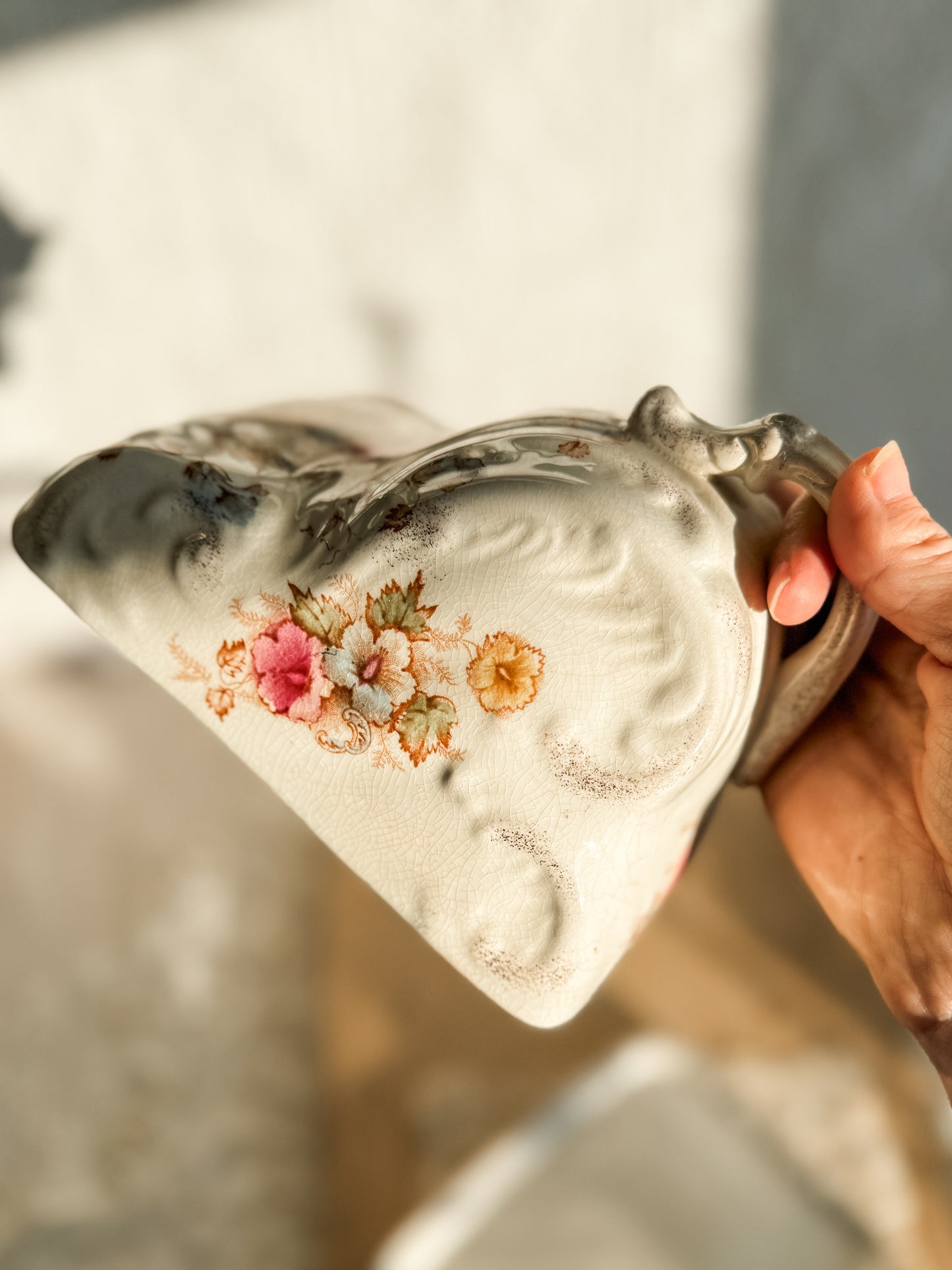 Antique English Cheese Keeper