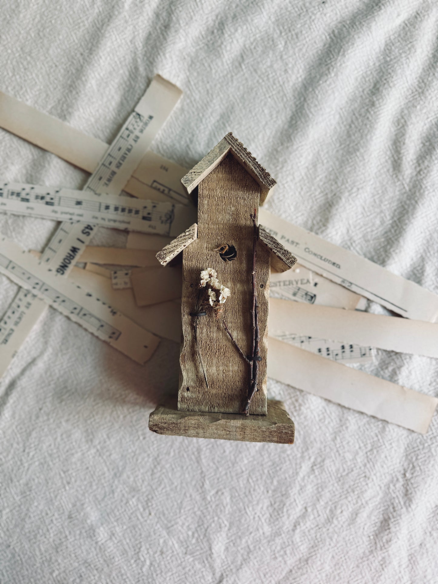 Small decorative bird house