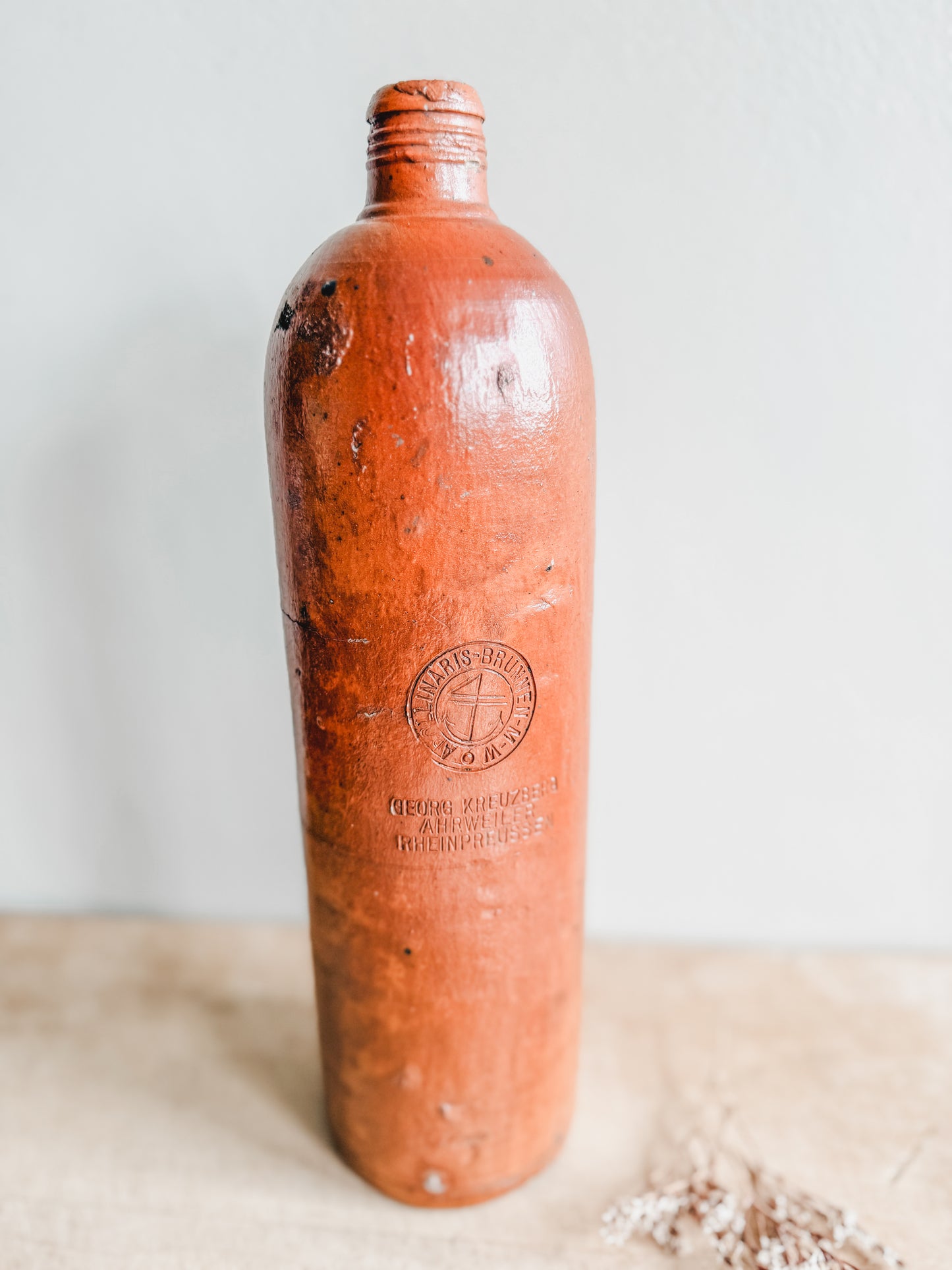 Antique German Seltzer Stoneware Bottle