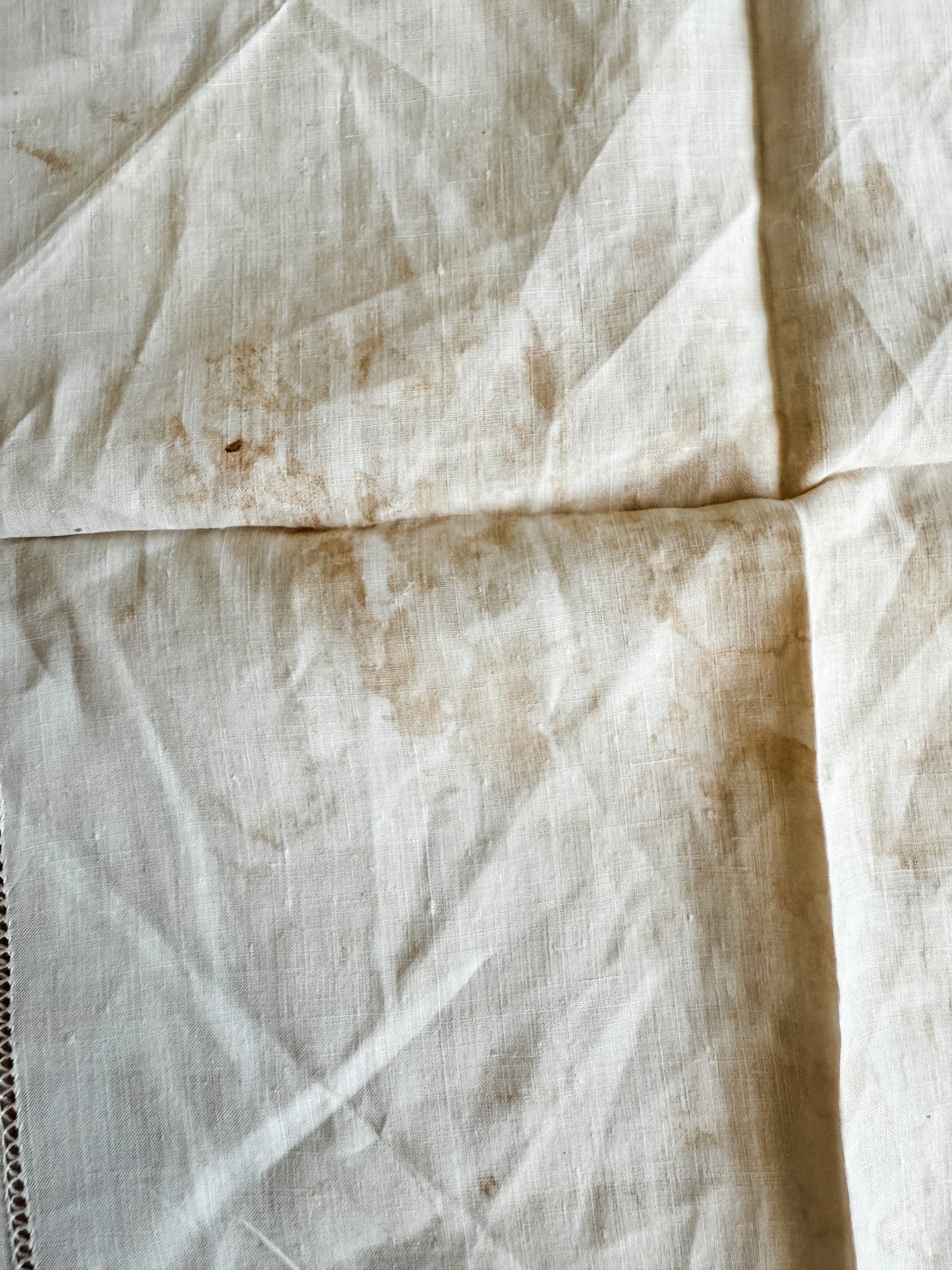 Vintage/Antique Lace and Linen Handkerchief