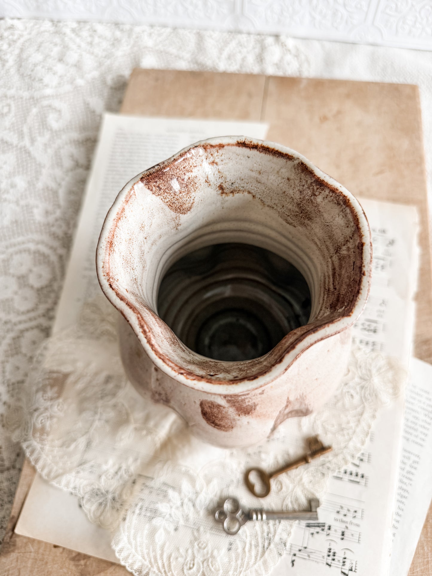 Studio Pottery Handmade and signed Vase