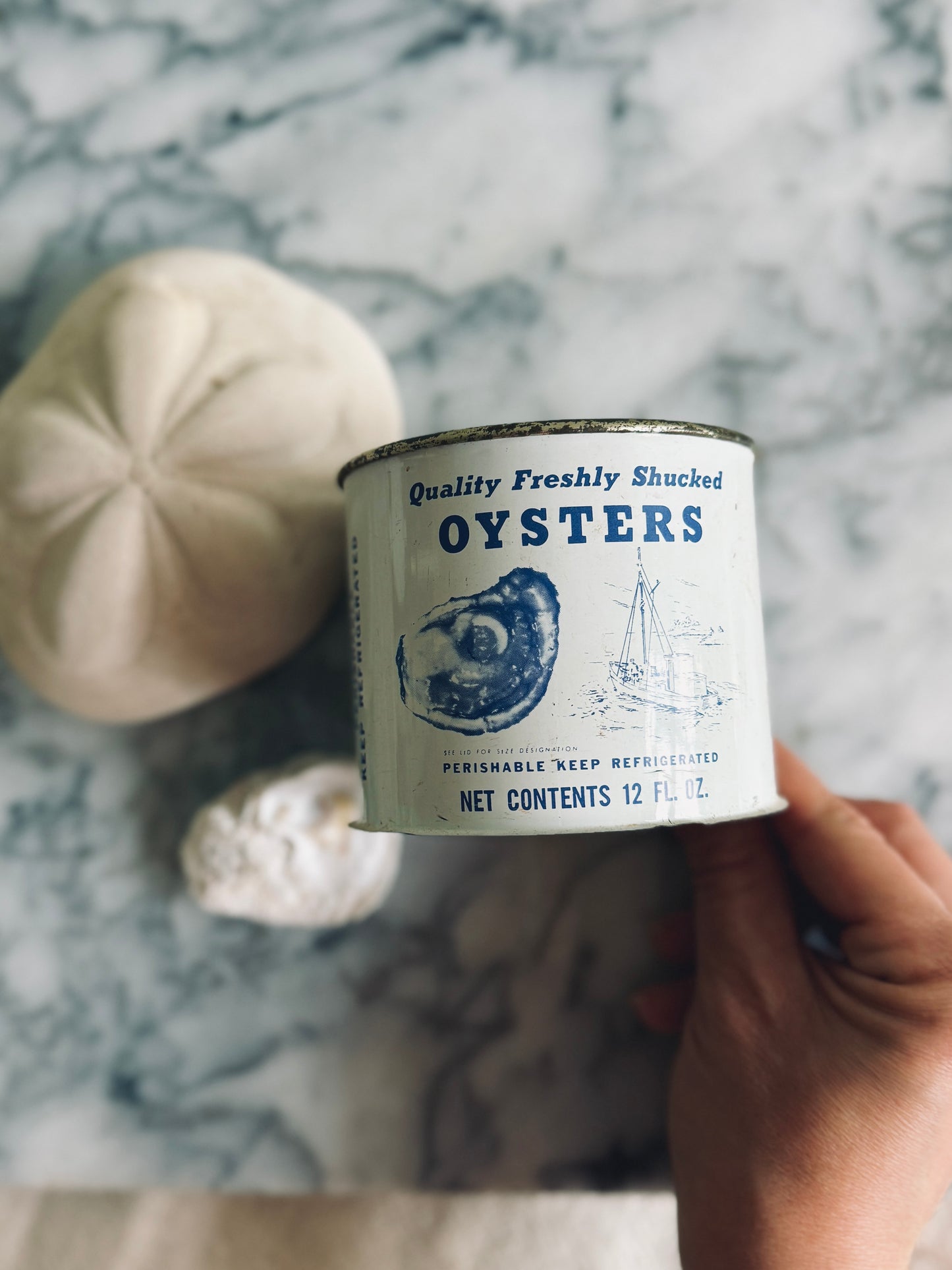 Vintage Oyster Tin