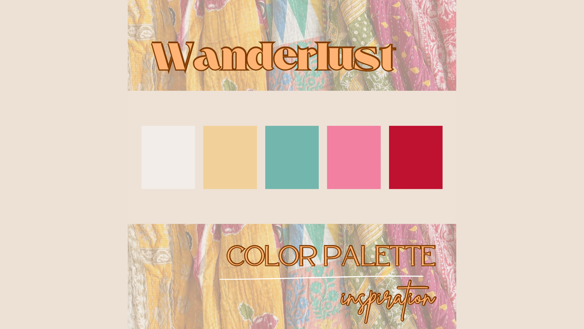 Yearning Color Bold Color Palette Inspiration- Wanderlust – Finches & Ferns