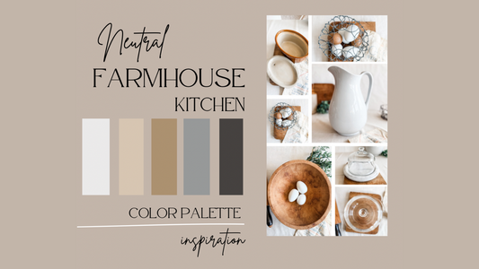 Kitchen Color Palette Inspiration-Neutral Farmhouse