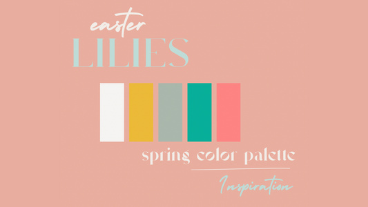 Spring Color Palette Inspiration- Easter Lilies