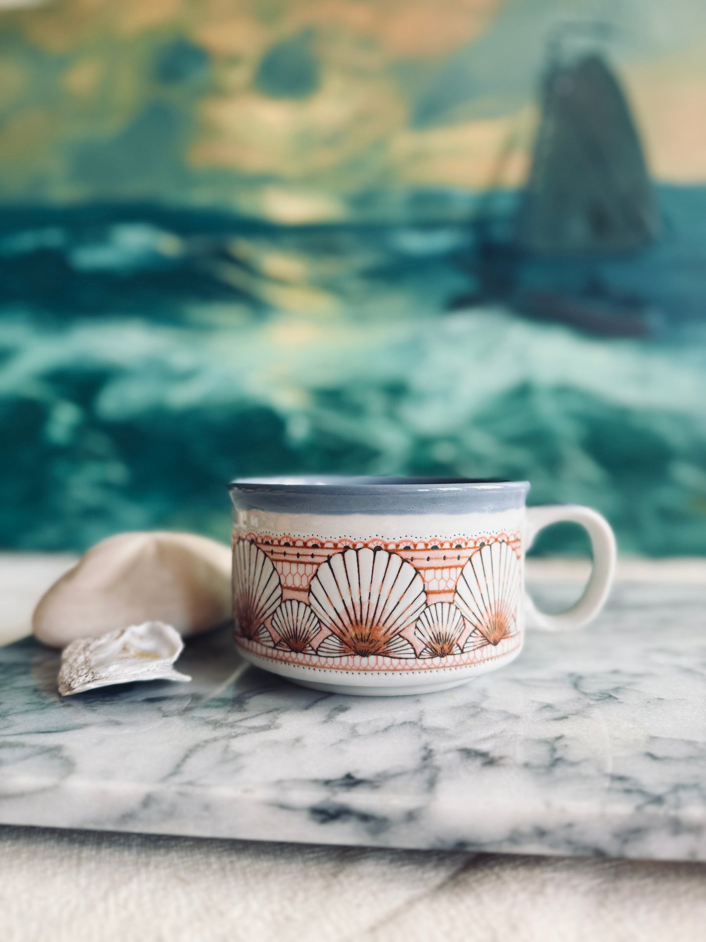 Otagiri Shell soup mug