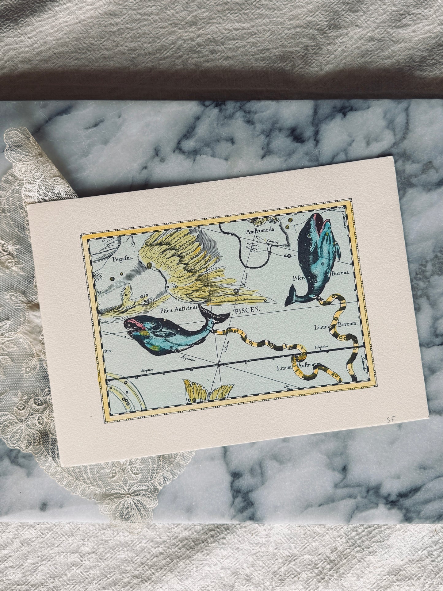 Pisces Astrology Print