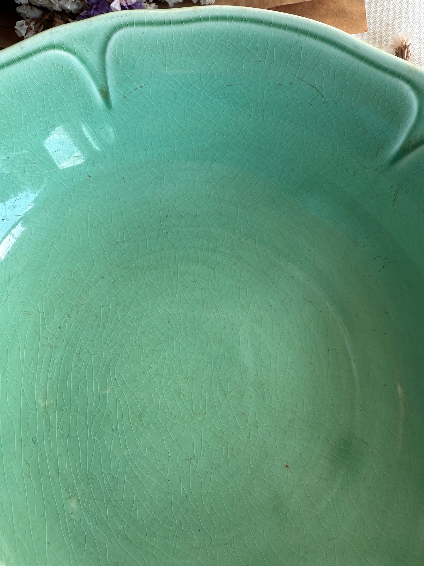 Green Petalware Bowl