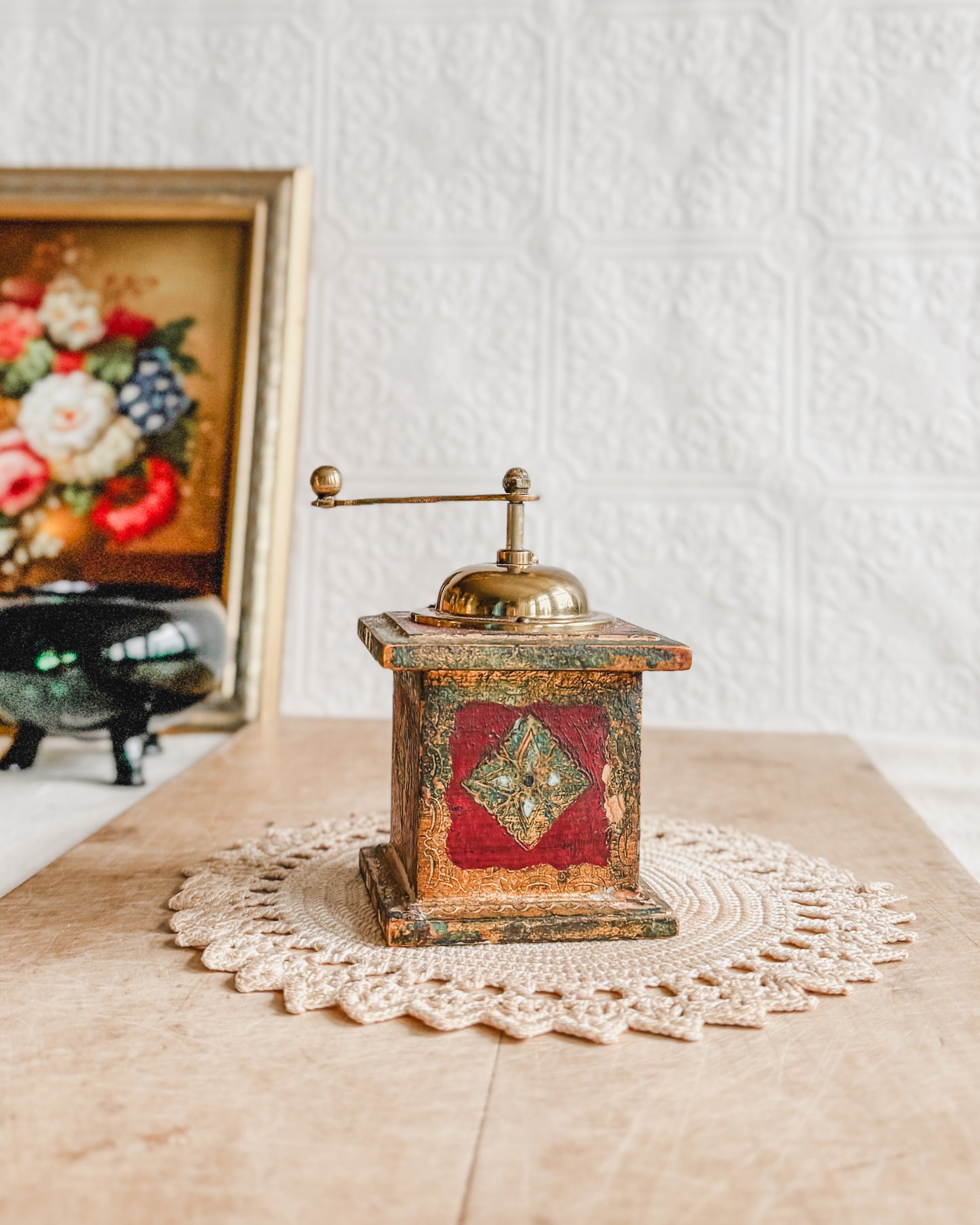 Vintage Florentine Pepper Grinder