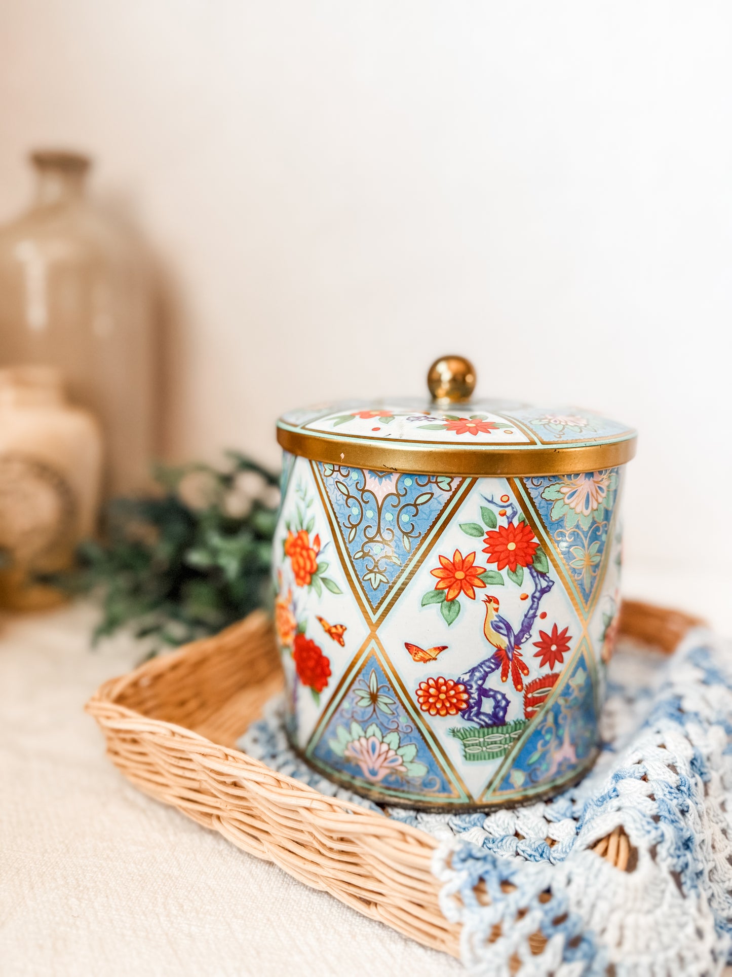 Vintage English Biscuit Tin