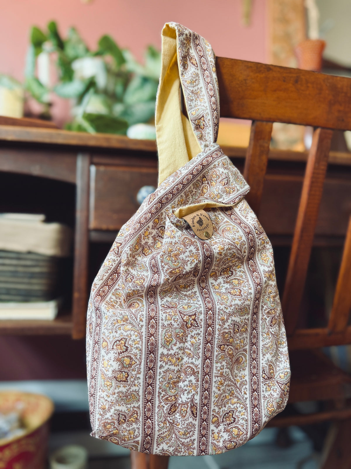 Medium Vintage Fabric Japanese Knot Bag