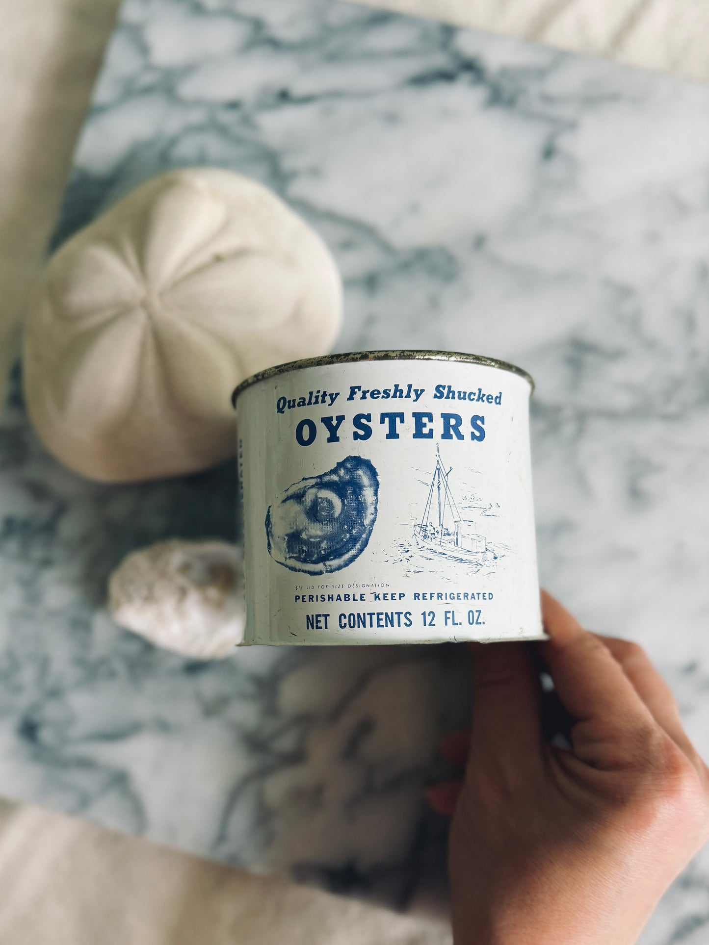 Vintage Oyster Tin