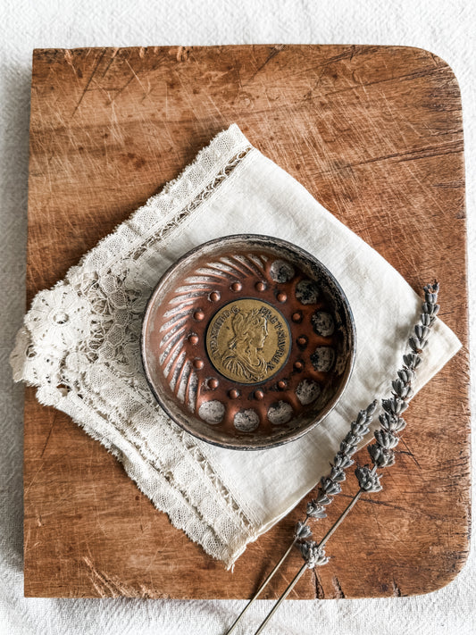 French Sommeliers Cup or Tastevin with Coin