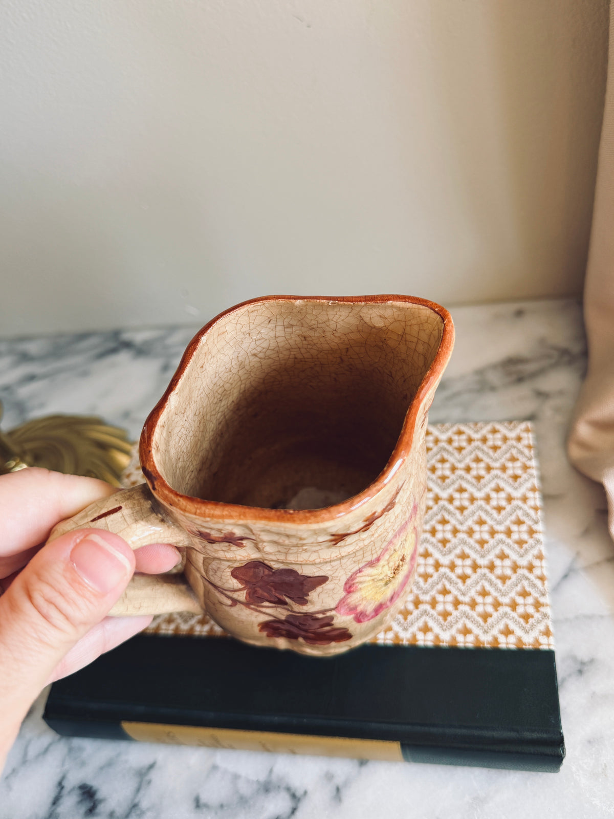 Antique Majolica pitcher