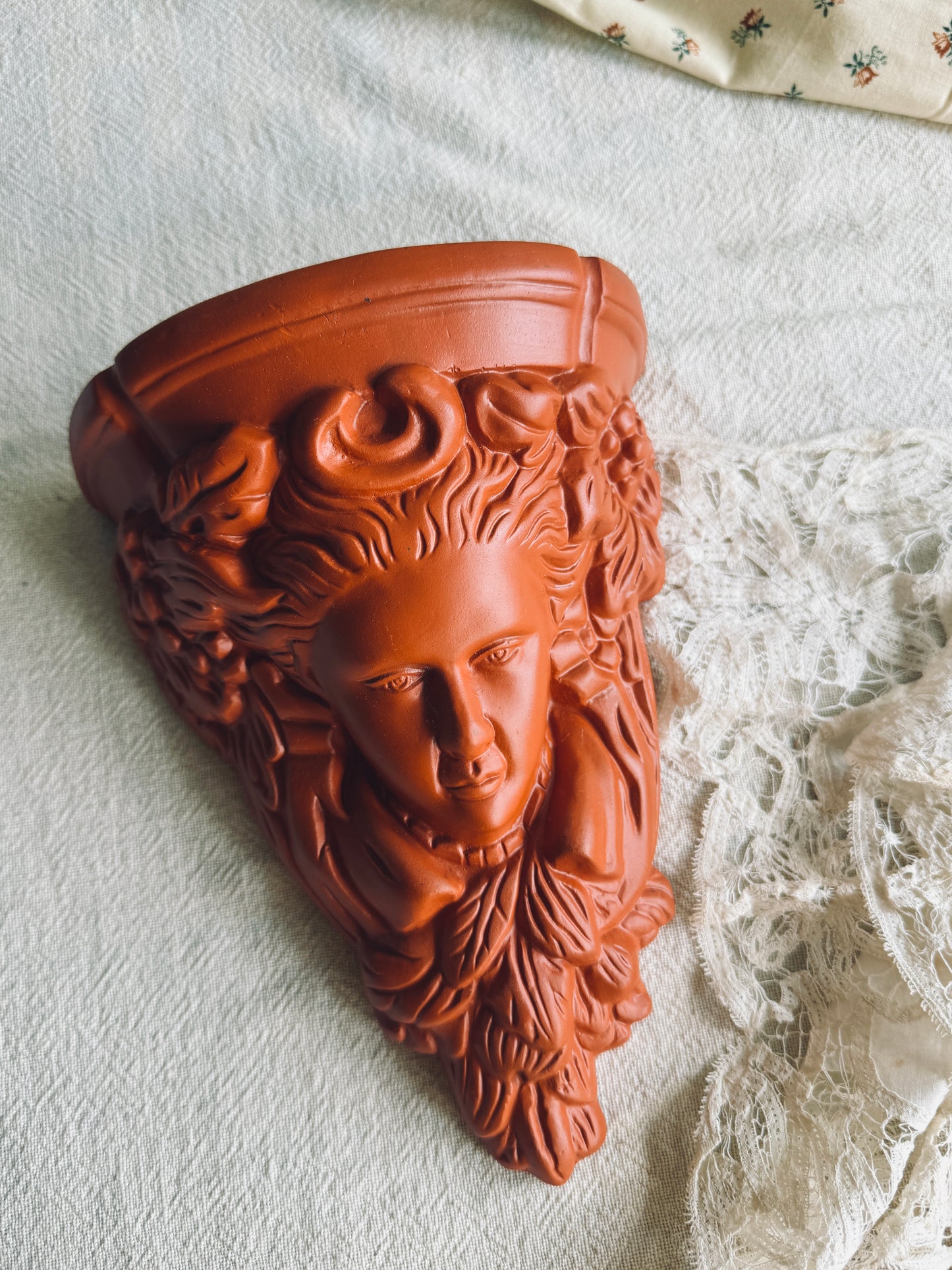 Terracotta Goddess Wall Planter