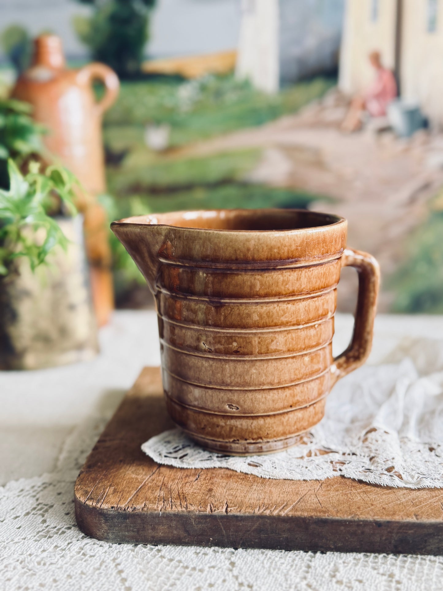 Small Monmouth Pottery Pitcher