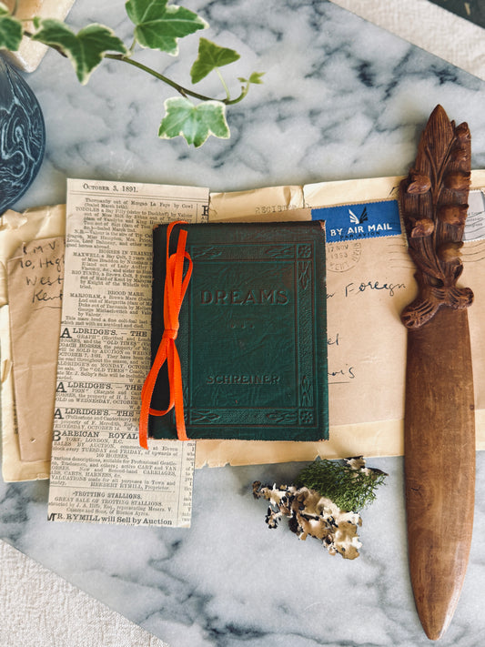 Dreams by Olive Schreiner, a Little Leather Library Antique Book