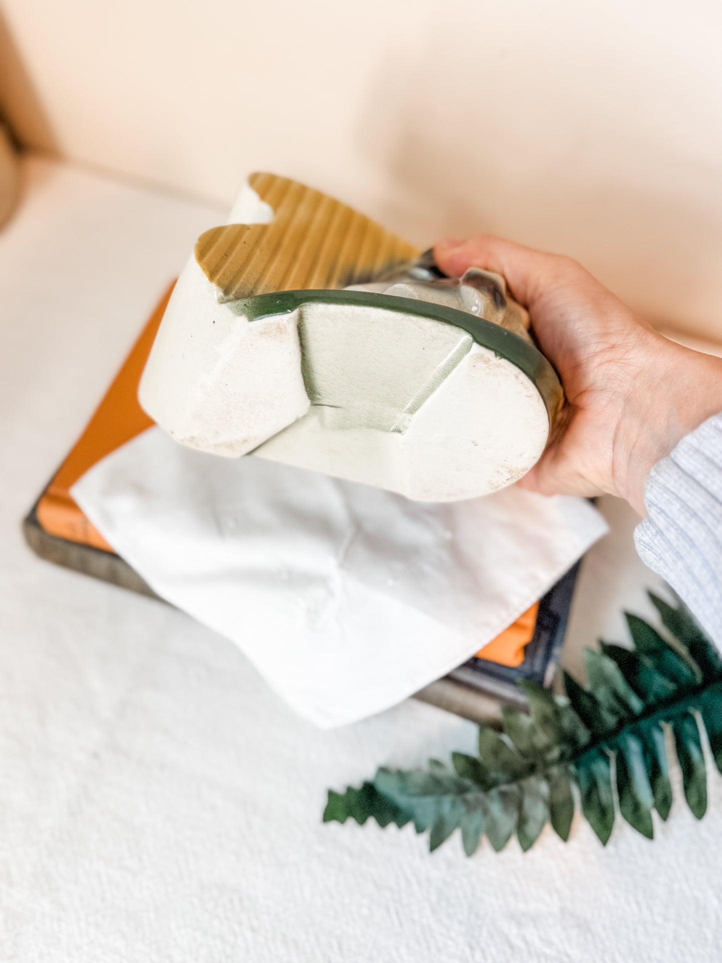 Mid Century Dog Planter