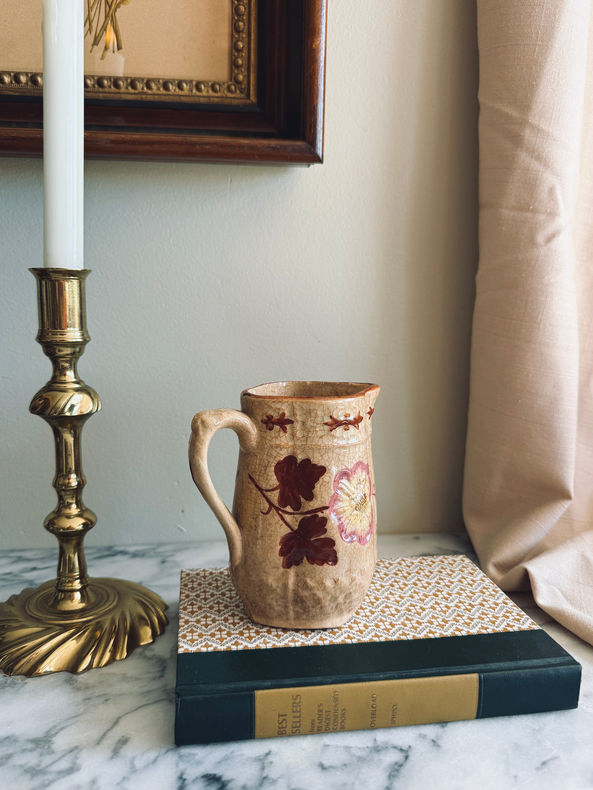 Antique Majolica pitcher