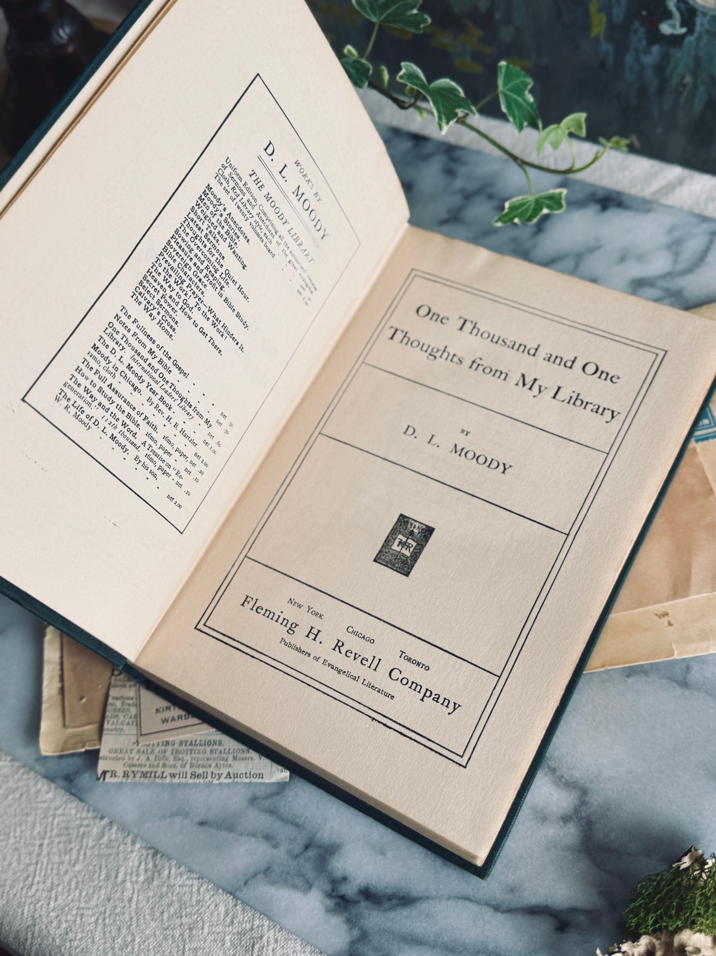 One Thousand and One Thoughts from My Library