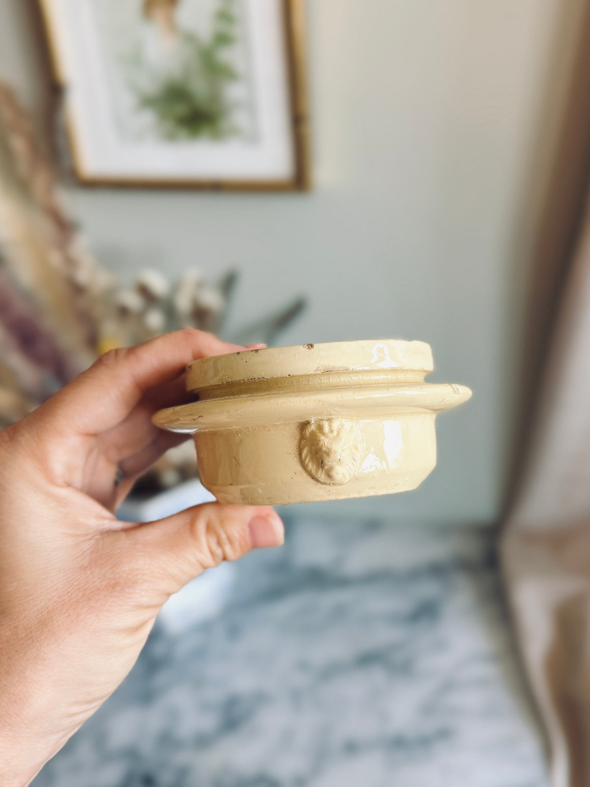 French Stoneware pâté pot