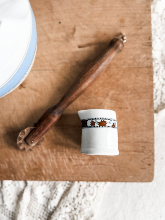 Brown and Blue Dairy Creamer
