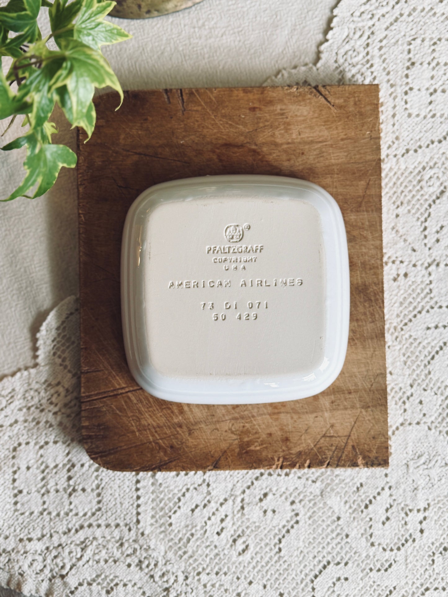 American Airlines Square Serving Dish