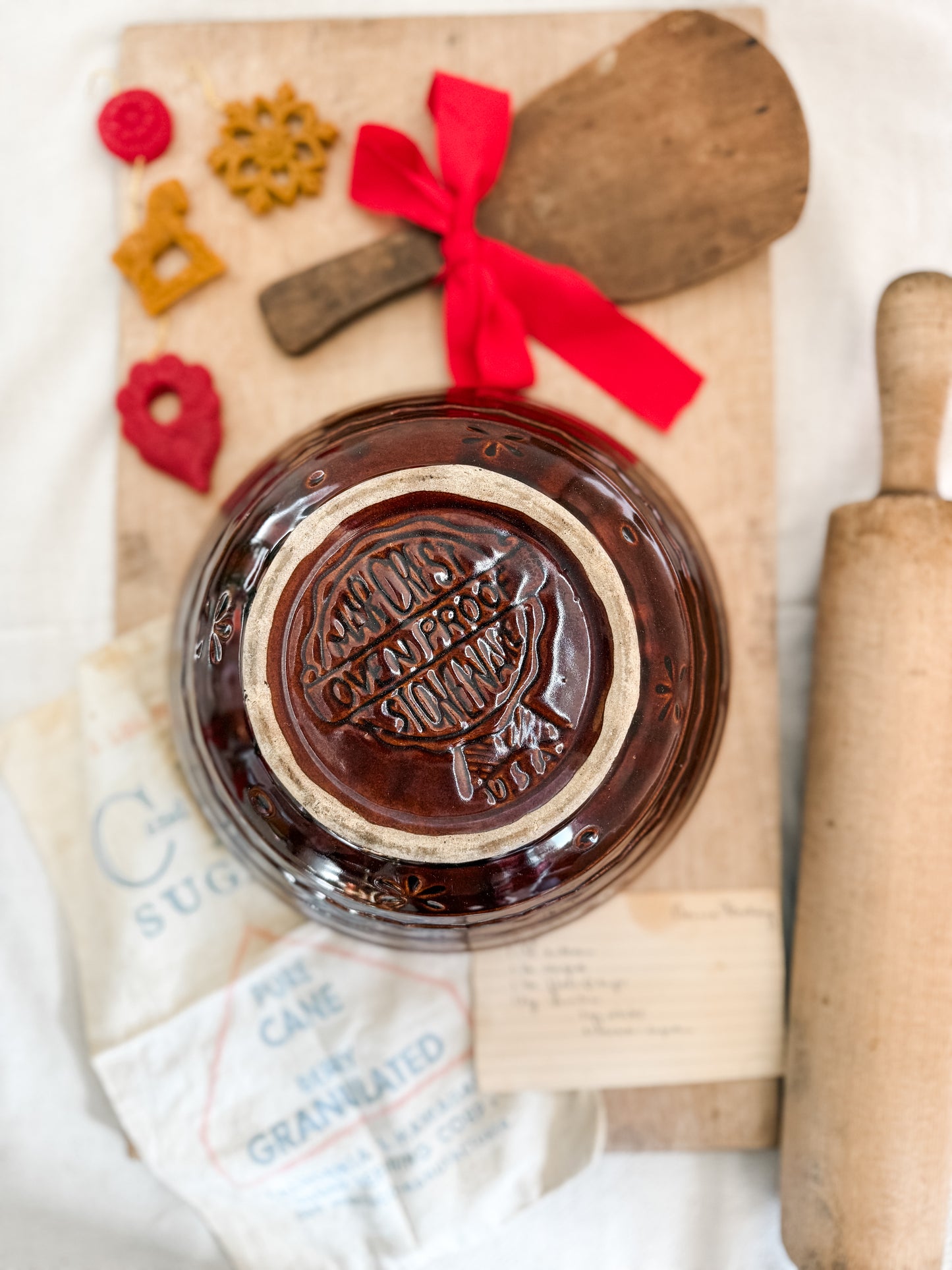 Mar-Crest Brown Stoneware bowl
