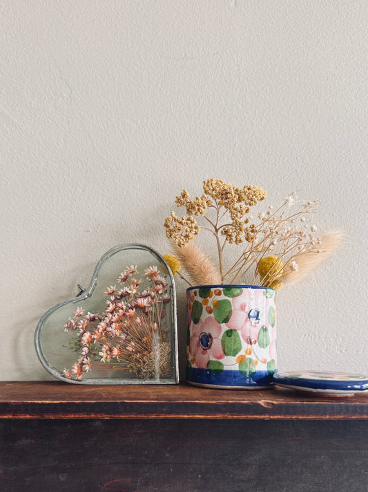 Floral Trinket Jar