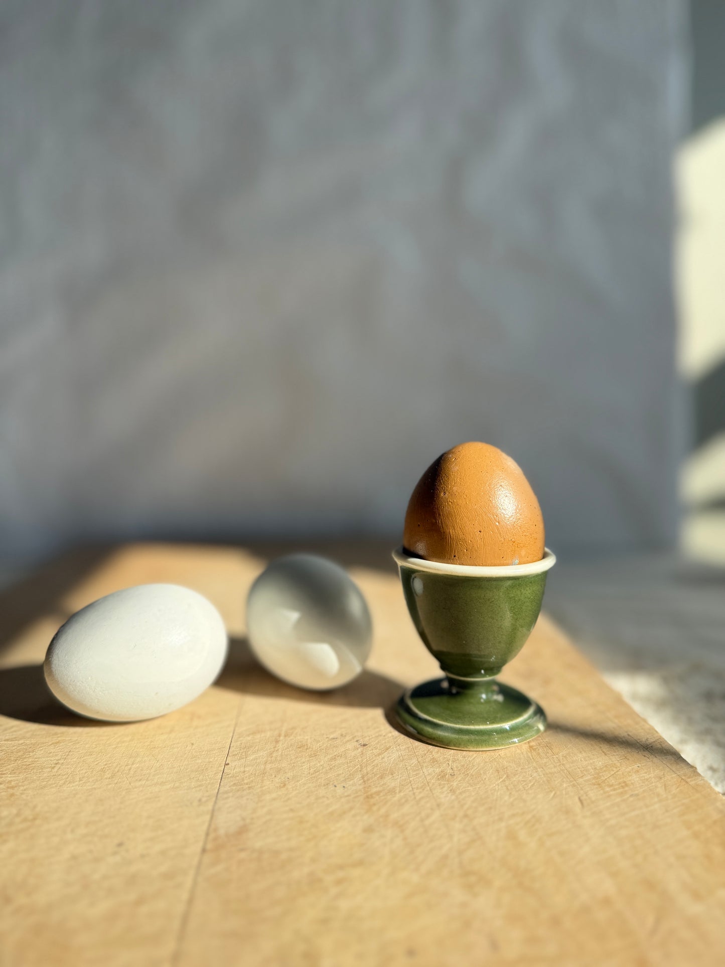 English green egg cup