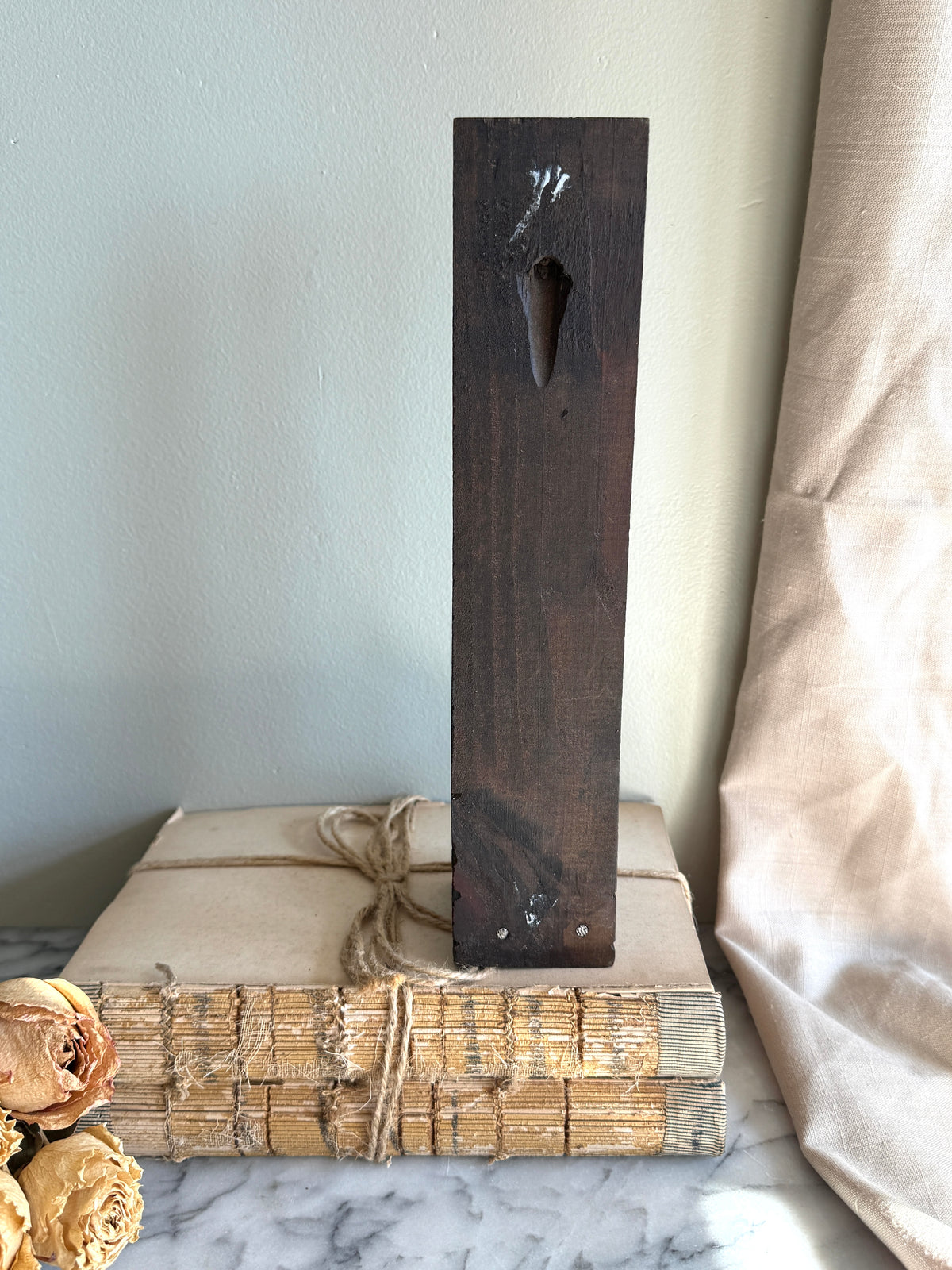 Hand carved wooden Madonna and child
