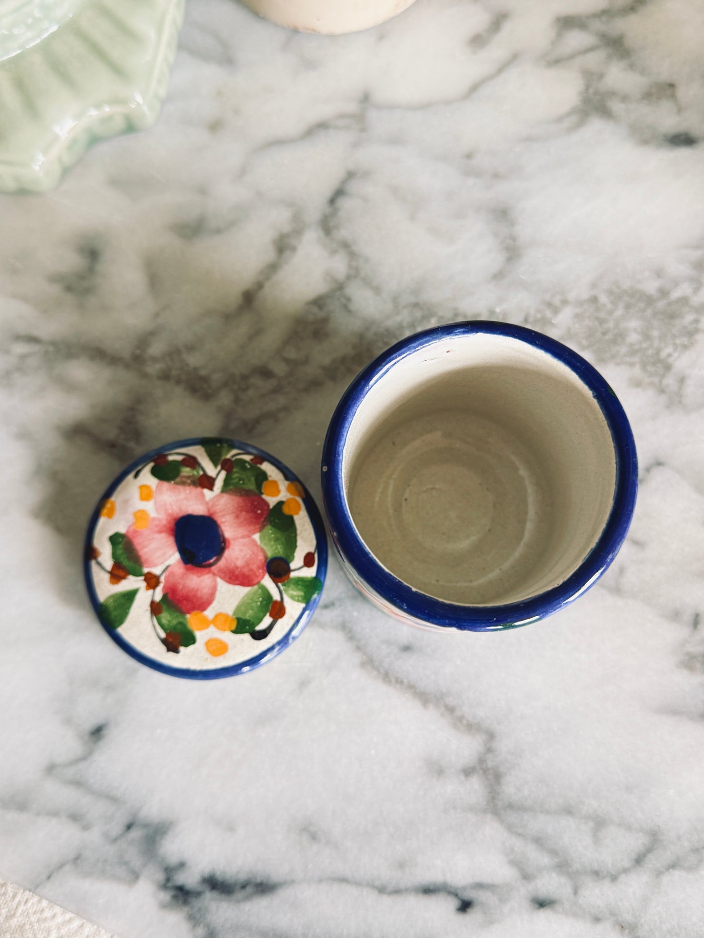 Floral Trinket Jar
