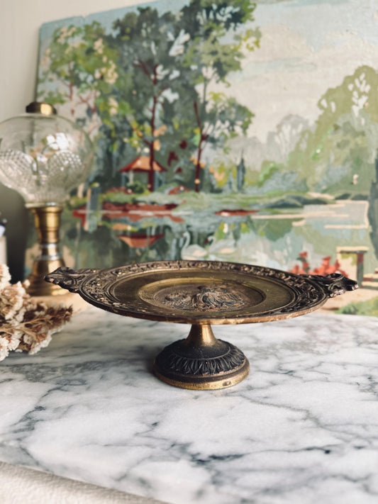 Victorian Cast Brass Tazza