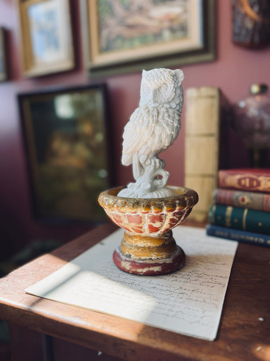 Chalkware Mexican candle holder or pedestal