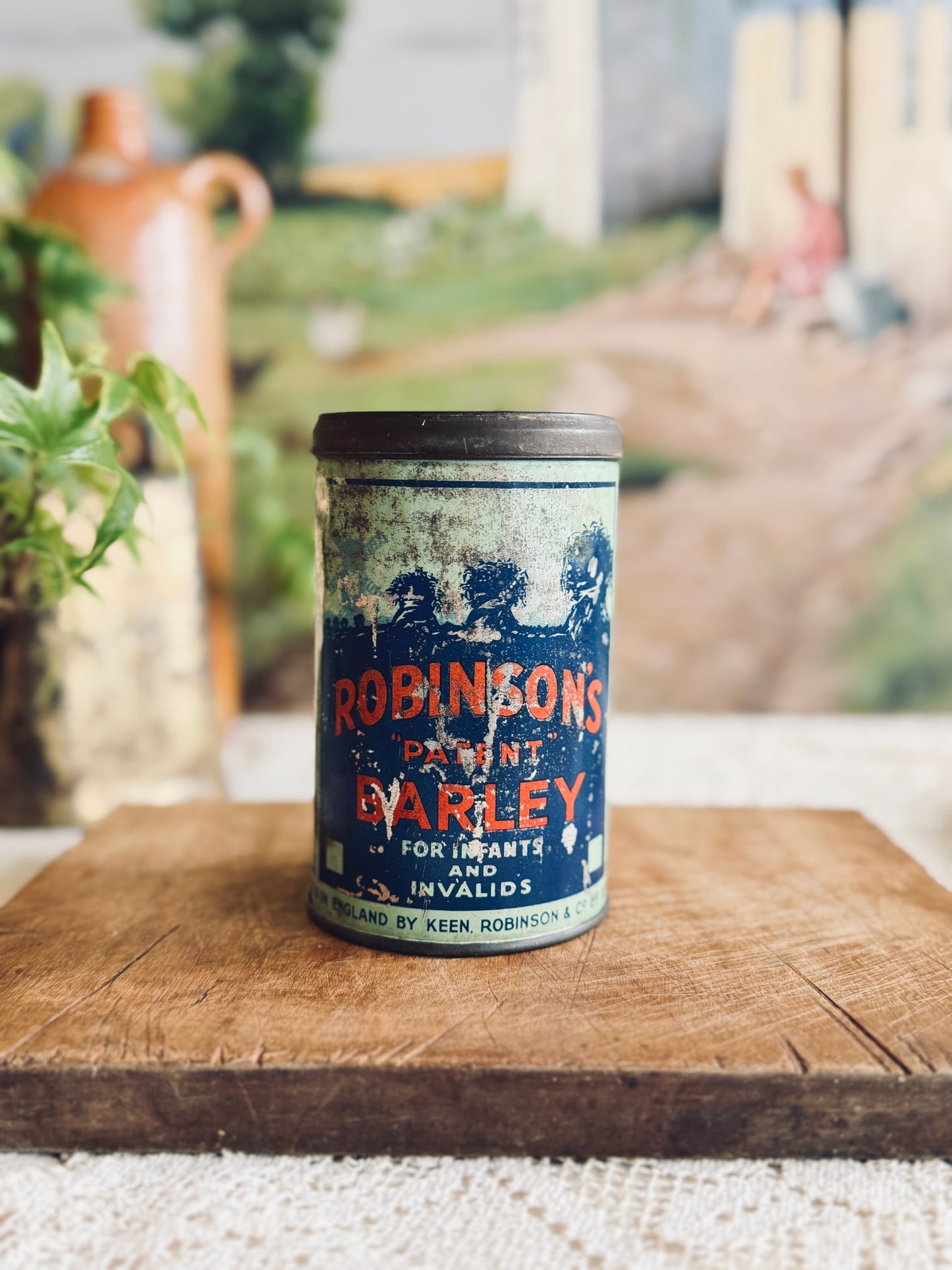 Vintage Robinsons Barley Tin