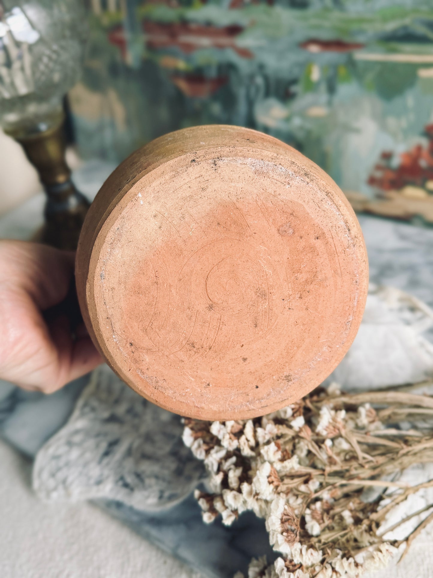 Two Toned Terracotta Pitcher