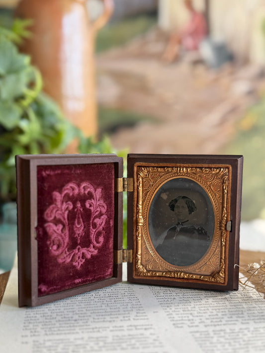 Mid 19th century photograph in case